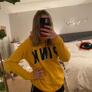 yellow sweatshirt from pink!